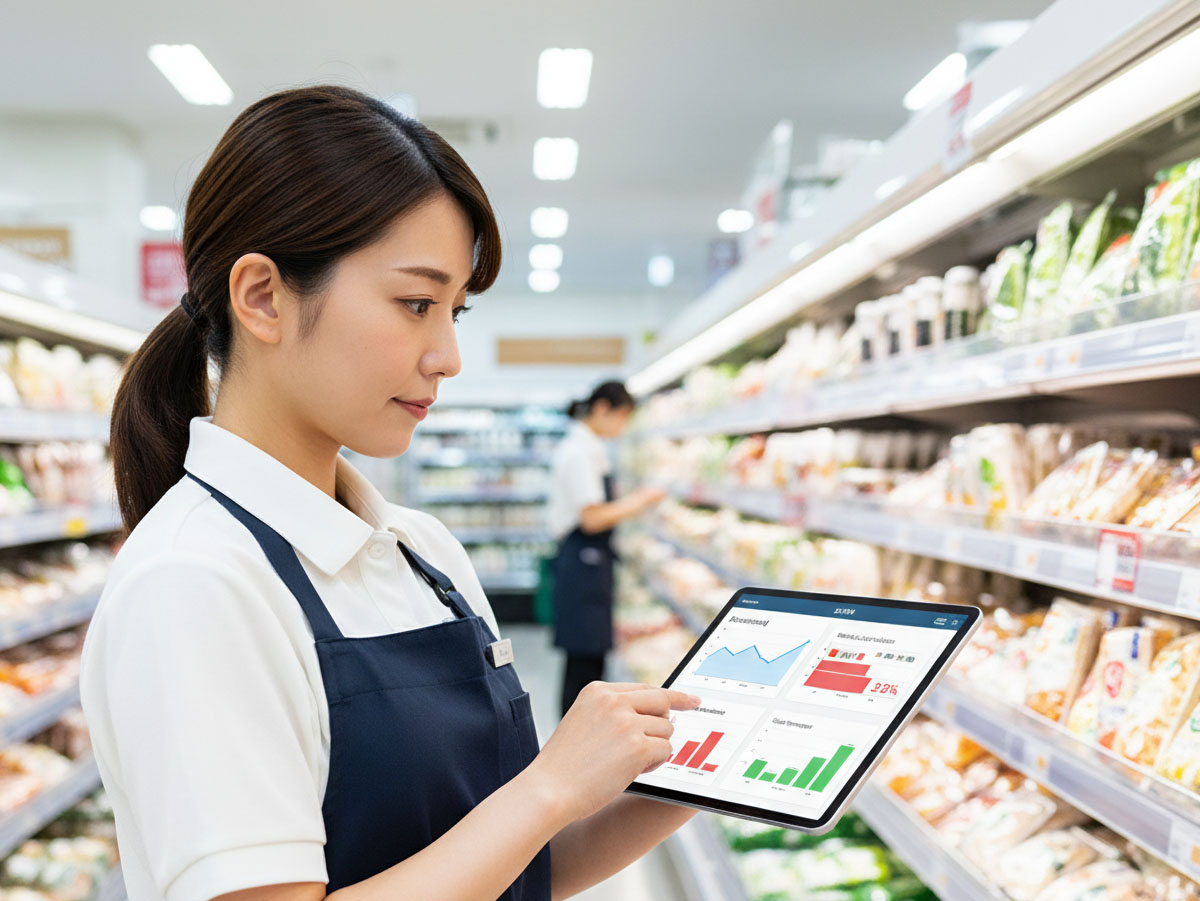 廃棄ロス30%削減、売上10%向上